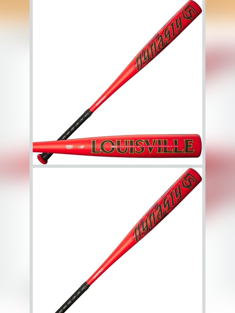 Louisville Slugger 2025 Dynasty 33"/30oz -3 BBCOR